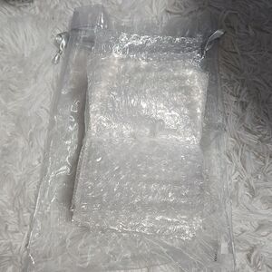 Organza Bigger Gift 1 Bag with 20 Bubble Bag Bundle Supplies Mail